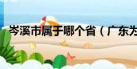 岑溪市屬于哪個省(廣東為什么不要岑溪)