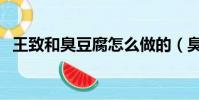 王致和臭豆腐怎么做的(臭豆腐怎么做的)
