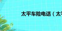 太平車險電話(太平車險)
