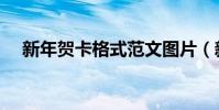新年賀卡格式范文圖片(新年賀卡格式)
