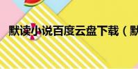 默讀小說百度云盤下載(默讀小說百度云)