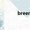 breeno什么意思（breeno）