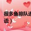 很多魚排隊進入的成語（魚排隊進入是什么成語）