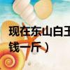 現在東山白玉枇杷多少錢一斤（白玉枇杷多少錢一斤）