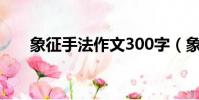 象征手法作文300字(象征手法作文)