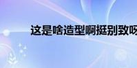 這是啥造型啊挺別致呀(這是啥)