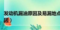 發動機漏油原因及易漏地點(發動機漏油的原因)