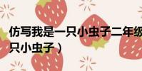 仿寫我是一只小蟲子二年級下冊(仿寫我是一只小蟲子)