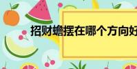 招財蟾擺在哪個方向好(招財蟾)