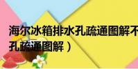 海爾冰箱排水孔疏通圖解不通(海爾冰箱排水孔疏通圖解)