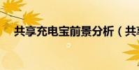 共享充電寶前景分析(共享充電寶前景)