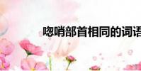 唿哨部首相同的詞語(唿哨)