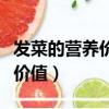 發菜的營養價值可以被什么替代（發菜的營養價值）