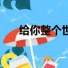 給你整個世界的光彩（給你整個世界）