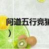 問道五行競猜規律有哪些（問道五行競猜規律）