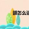 頜怎么讀音讀出來（頜怎么讀音）