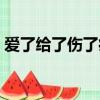 愛了給了傷了痛了原唱（愛了給了傷了痛了）