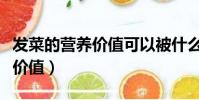 發菜的營養價值可以被什么替代(發菜的營養價值)