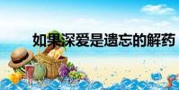 如果深愛是遺忘的解藥(如果深愛)