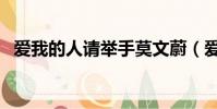 愛我的人請舉手莫文蔚(愛我的人請舉手)