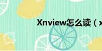Xnview怎么讀(xview)