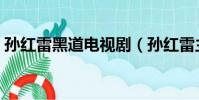 孫紅雷黑道電視劇(孫紅雷主演黑道電視劇)