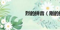 烈的拼音(剛的拼音)