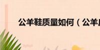 公羊鞋質量如何(公羊皮鞋怎么樣)