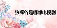狼嚎谷是哪部電視劇(狼嚎谷)
