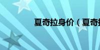 夏奇拉身價(夏奇拉資料)