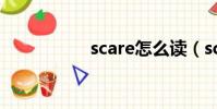 scare怎么讀(scare)