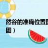 然谷的準確位置圖和作用的準確位置圖片（然谷的準確位置圖）