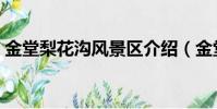 金堂梨花溝風景區介紹(金堂梨花溝風景區)