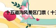 十五道溝風景區門票(十五道溝風景區)