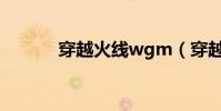 穿越火線wgm(穿越火線wg)