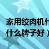 家用絞肉機什么牌子好大功率的（家用絞肉機什么牌子好）