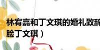 林宥嘉和丁文琪的婚禮致辭真的是(林宥嘉貼臉丁文琪)
