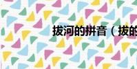 拔河的拼音(拔的拼音)