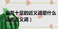 霸氣十足的近義詞是什么 標準答案(霸氣十足的近義詞)