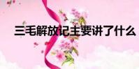三毛解放記主要講了什么(三毛解放記)