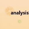 analysis復數名詞（analysis復數）