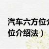 汽車六方位介紹法6個方位是什么（汽車六方位介紹法）