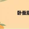 臥蠶眉是什么樣子（臥蠶眉）