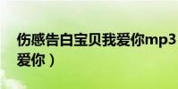 傷感告白寶貝我愛你mp3(說唱表白寶貝我愛你)
