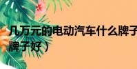 幾萬元的電動汽車什么牌子好(電動汽車什么牌子好)