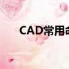 CAD常用命令有哪些（cad常用命令）
