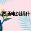 煲湯電燉鍋什么牌子好（電燉鍋什么牌子好）