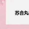 蘇合丸的功效與作用（蘇和丸）