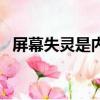 屏幕失靈是內屏還是外屏壞了（屏幕失靈）