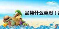品勢什么意思(品勢)